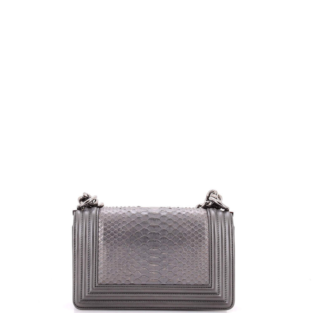 Chanel Small Boy Flap Bag Python - Picture 3 of 6